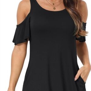Chic Black Long Sleeve Top